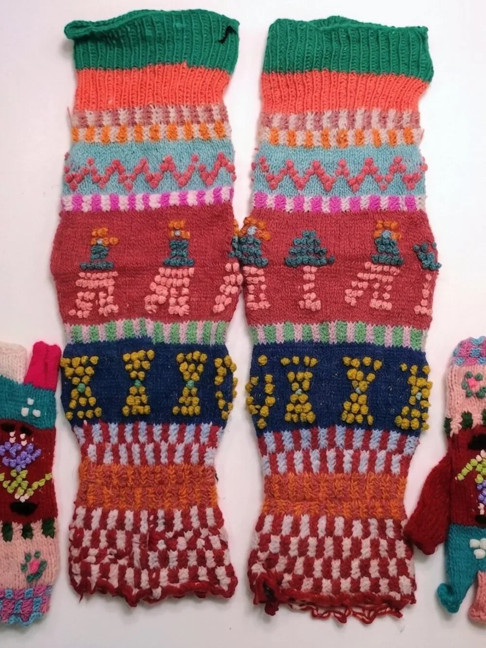 Cusco Sheep Wool Gloves and Booties Set